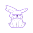 PM1 Pikachu.stl STL-Datei PIKACHU AUSSTECHER・Design für 3D-Drucker zum herunterladen