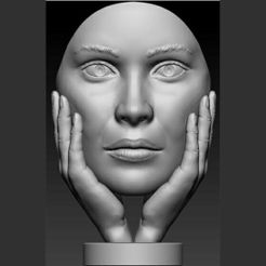 4.jpg Archivo 3D estatua de la cara de la mano・Diseño imprimible en 3D para descargar