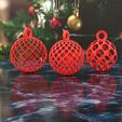 ORNM-4.jpg 2023 Christmas Ornaments STL files pack, 2023 Christmas keychain, Christmas STL Model Accessory for 3D Printing, Happy New Year STL Pack