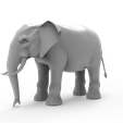 untitled.234.png Бесплатный OBJ файл Elephant・3D-печатный дизайн для скачивания