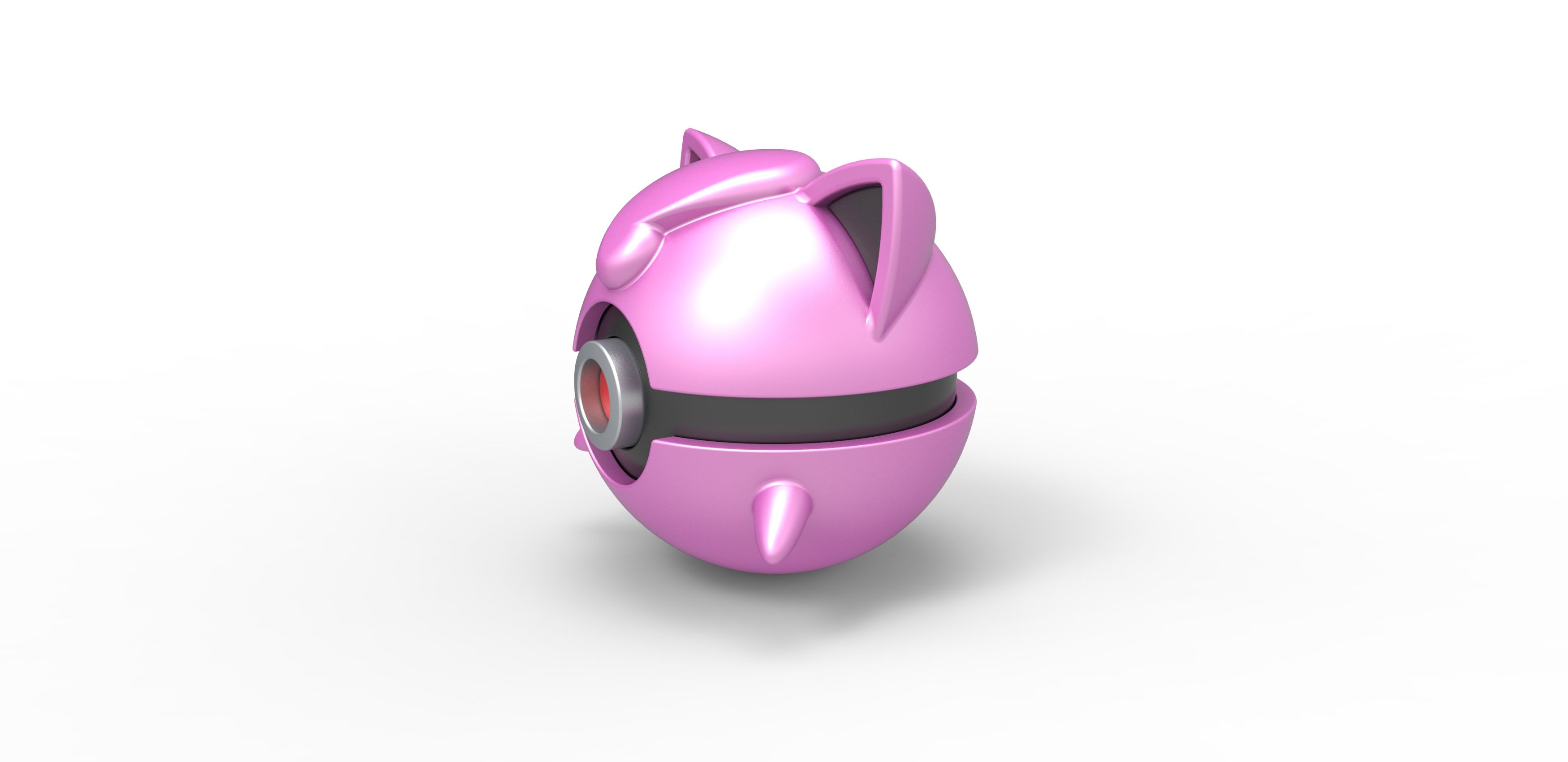 6.jpg 3D file Pokeball Jigglypuff・3D printing idea to download, CosplayItemsRock