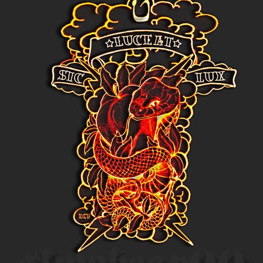 Thus shines the light v2 3D model