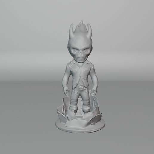 3D file Ghost Rider figure toy 👻 ・3D printable model to download・Cults