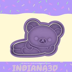untitled.21.jpg Archivo STL CORTANTE RILAKKUMA・Modelo imprimible en 3D para descargar