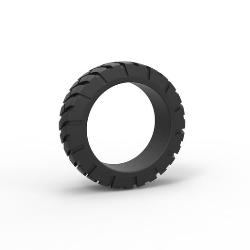 Diecast offroad tire Scale 1 to 25 3D model