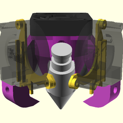 Screenshot from 2019-09-22 14-55-28.png Free STL file Diamond Hotend Dual Short Fan Shrouds・3D printing idea to download