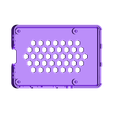 Bottom_Hex_MM2_Color1.stl Malolo's screw-less / snap fit Raspberry Pi 3 Model B+ Case & Stands