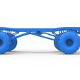 57.jpg Diecast Chassis of Wheel Standing Mega Truck Scale 1:25