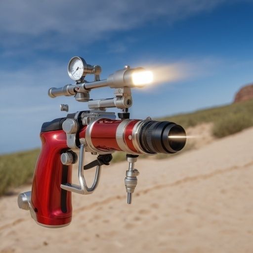 9f8335abd9f34cf9818a4545b3dc04a5.jpeg Pistola de raios retro futurista movida a vapor