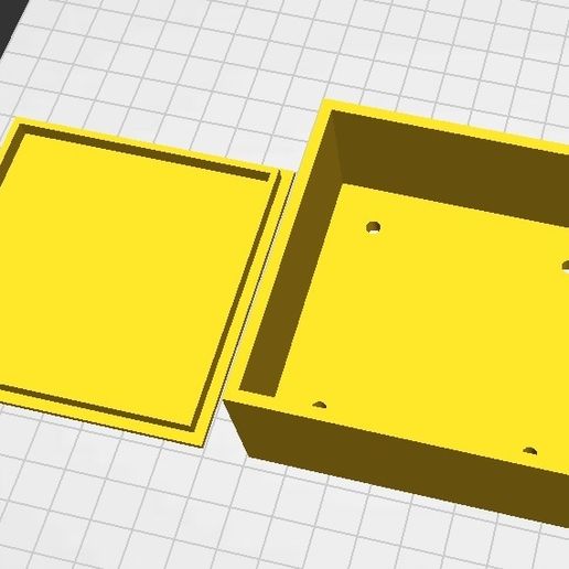 Box with Cover - 3D model önizlemesi