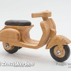 2a76ad65d633d69e055b14314bf2d513_display_large.jpg Fichier 3D gratuit Vespa Piaggio 125 simplifié cnc・Design pour imprimante 3D à télécharger