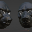 Capture-lion-1.png Free 3D file Beast mask 01・3D printing template to download