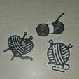 20241009_031949.jpg 3D Wool and Yarn Key Ring