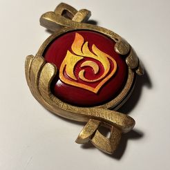 Fontaine Vision Set -- Pneuma and Ousia -- Genshin Impact -- 2 Vision Frame and 7 Vision Stone