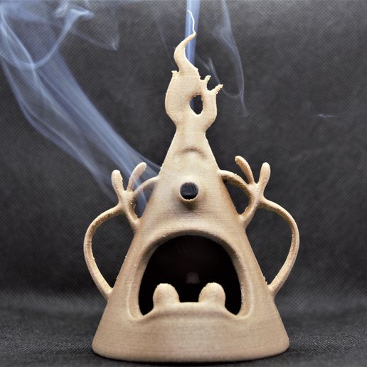 Download STL file Incense burn cover, lighted candles decoration
