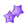 MarioStar-Split-Pendant.stl Mario Star decorations