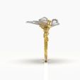 123123123-2.jpg Flower ring 3D print model