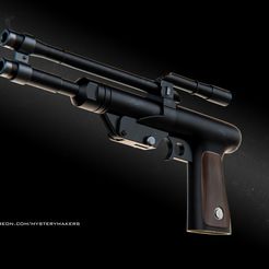 1Boba-gun.jpg Fichier 3D Kit de bricolage pour blaster inspiré du pistolet de Boba Fett・Design à télécharger et à imprimer en 3D