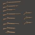 759d01762b4a927a0e7958ea954b10b9_display_large.jpg Free STL file 28mm Fantasy Arsenal of Muskets Percussion / Flintlock Firearms and Guns・3D printable model to download