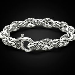 Bracelet-for-a-real-biker-8-1.jpg Fichier STL Bracelet pour un vrai motard 8・Modèle pour impression 3D à télécharger