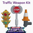 Traffic Weapon Kit Traffic Weapon Kit for Transformers Figures