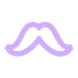 Cookie-Cutter-Moustaches-N2.stl MOUSTACHES N2 - COOKIE CUTTER