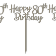 happy-birthday-70-80-90.png CAKE TOPPER HAPPY BIRTHDAY - With numbers