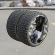 0070.png WHEEL FOR CUSTOM TRUCK 14Ab-R5 (FRONT AND DUALLY WHEEL BACK)