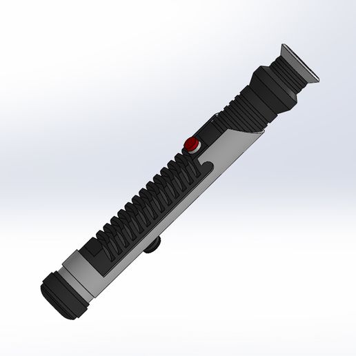 Qui-Gon Jinn Lightsaber from Star Wars: The Phantom Menace 3D model