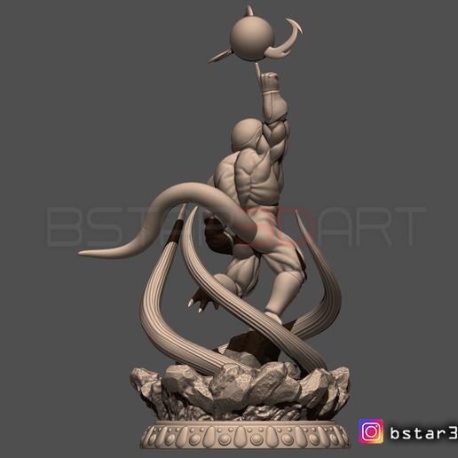 03.JPG Super Frieza fighting from Dragon Ball Z 3D print model