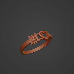 Candado-Corazón.png Fichier STL Cadenas en forme de cœur・Design à télécharger et à imprimer en 3D
