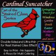 Cardinal-IMG.jpg Cardinal Sun Catcher Spring Garden & Window Hang Up Decor
