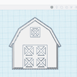 Captura-de-pantalla-119.png Dough cutter in the shape of a Barn/Stable