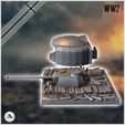 5.jpg Set of bunker and blockhouse for artillery piece with buried Panther Ausf. D turret (23) - Germany Eastern Western Front Normandy Stalingrad Berlin Bulge WWII