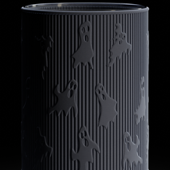 1.png STL-Datei Geister-Vase・3D-Druckvorlage zum Herunterladen