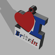 5.png Key ring I love britain / I Love Britain