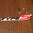 S3.jpg Honda Civic Type-S Keyring / Keyfob / Bag Charm