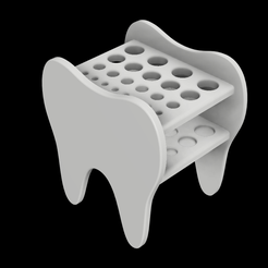 Soportes_Intrumental_Odontología-v4.png Archivo STL Soportes para instrumental de odontología・Diseño de impresora 3D para descargar