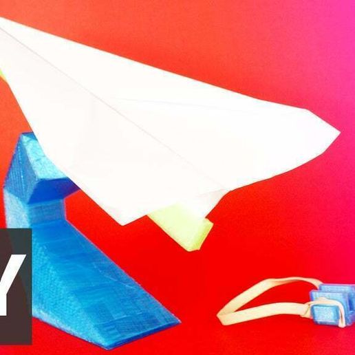 Avión de papel - Paper plane - 3D model önizlemesi
