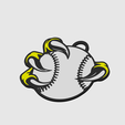 2png.png Baseball Bird Claw 2D Wall Art & Keychain