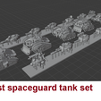 cultguardtanksetpic.png cultist spaceguard tank set 6mm-10mm scale models