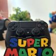 1.jpg Super Mario (Logótipo) - Suporte para comando com peças avulsas