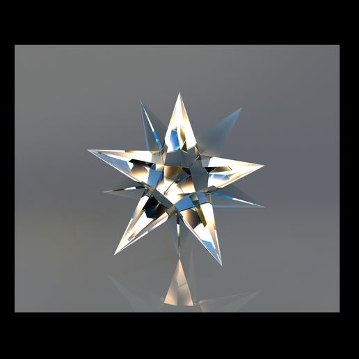 render2.jpg Christmas star | | 3D star | Pentagon | Star gate | Delta002