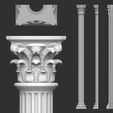 20-ZBrush-Document.jpg 90 classical columns decoration collection -90 pieces 3D Model