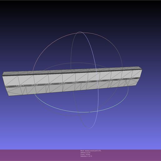 meshlab-2022-01-14-07-12-51-04.jpg STL file Akame Ga Kill Akame Sword And Sheath Printable Assembly・Template to download and 3D print, julian-danzer