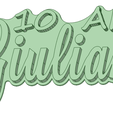 Giuliano-10-ans_e.png Giuliano 10 ANS Personalizado cookie cutter