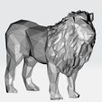 Lion_P.png Lion low poly