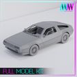 DMC006.jpg Delorean Full Model Kit 1/24