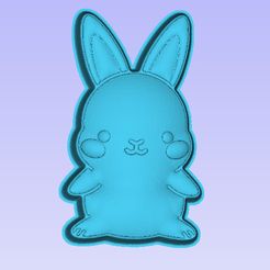 287716514_1379925389178810_2591393877877193939_n.jpg 3D file kawaii Bunny Solid Shampoo/Bath Bomb/Soap For Vaccum forming molds or silicone mold making・3D printing model to download, Prints4fun