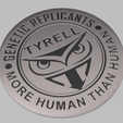Render.png Blade Runner Tyrell Badge / Emblem